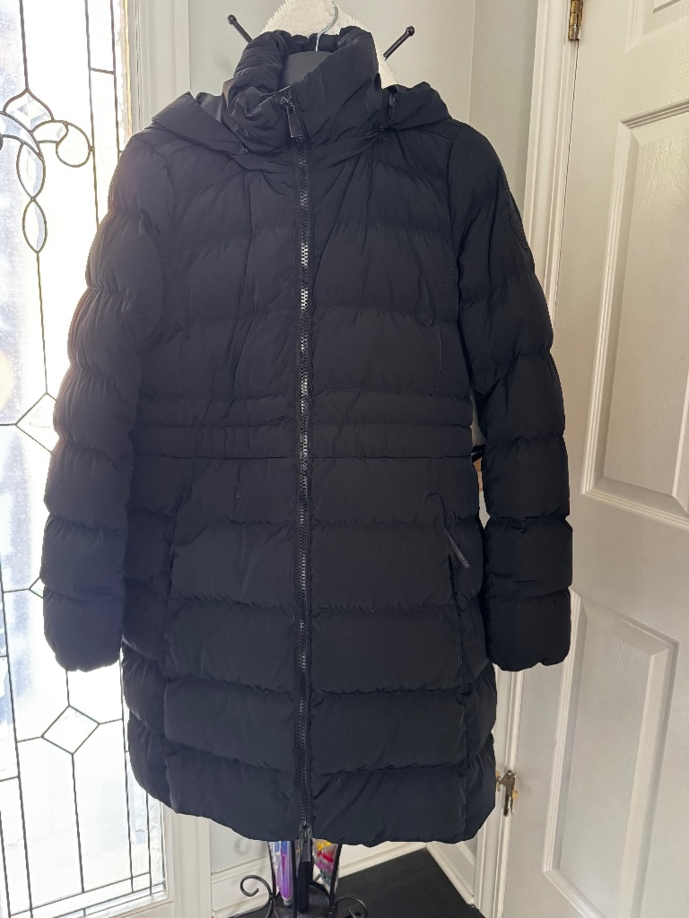 Canada Goose parka, black, size Large